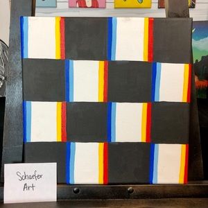 Optical Illusion Painting - Fun Art - Wall Decor
